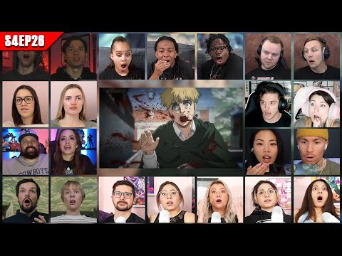 QUE EPISÓDIO INSANO!! 😱 - React Attack on Titan temporada 4 EP 26