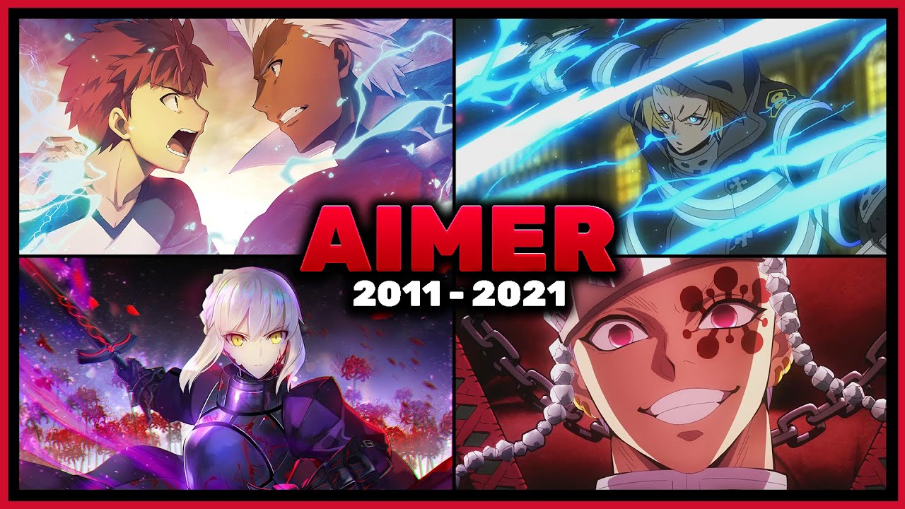 Aimer All Anime Songs 20112021  YouTube