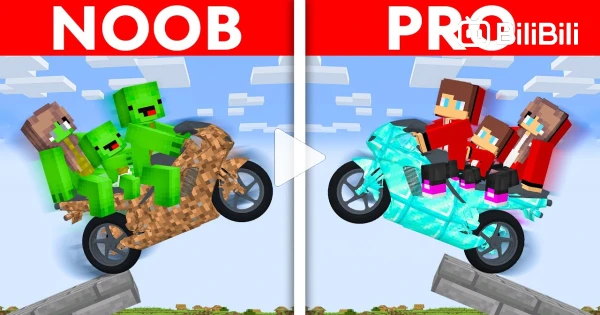 Gamble Mod Minecraft MIKEY vs JJ Family - Noob vs Pro: BIKE HOUSE Build Challenge in ...
