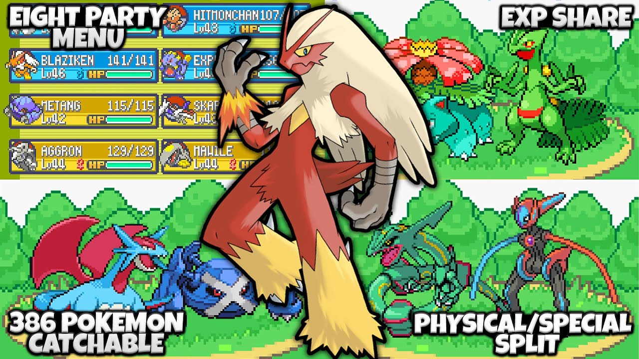 New Pokemon GBA Rom With Gen 1-6 Pokemon, New Storyline, Hoenn Starter, New  Maps & Much More - BiliBili