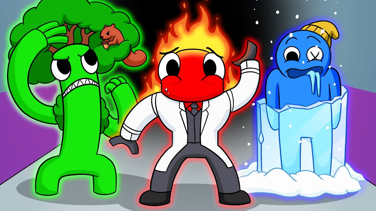 Rainbow Friends Get Turned Into BABIES! Story Animation by GameToons 