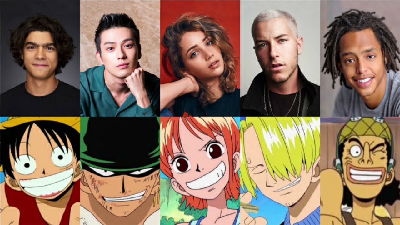 One Piece- Live Action Characters Comparison - BiliBili