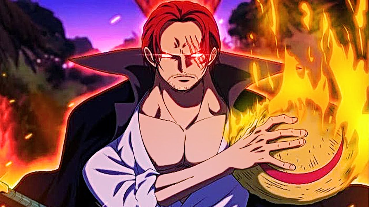 Shanks' Reaction to Seeing Luffy's Gear 5 Sun God Transformation