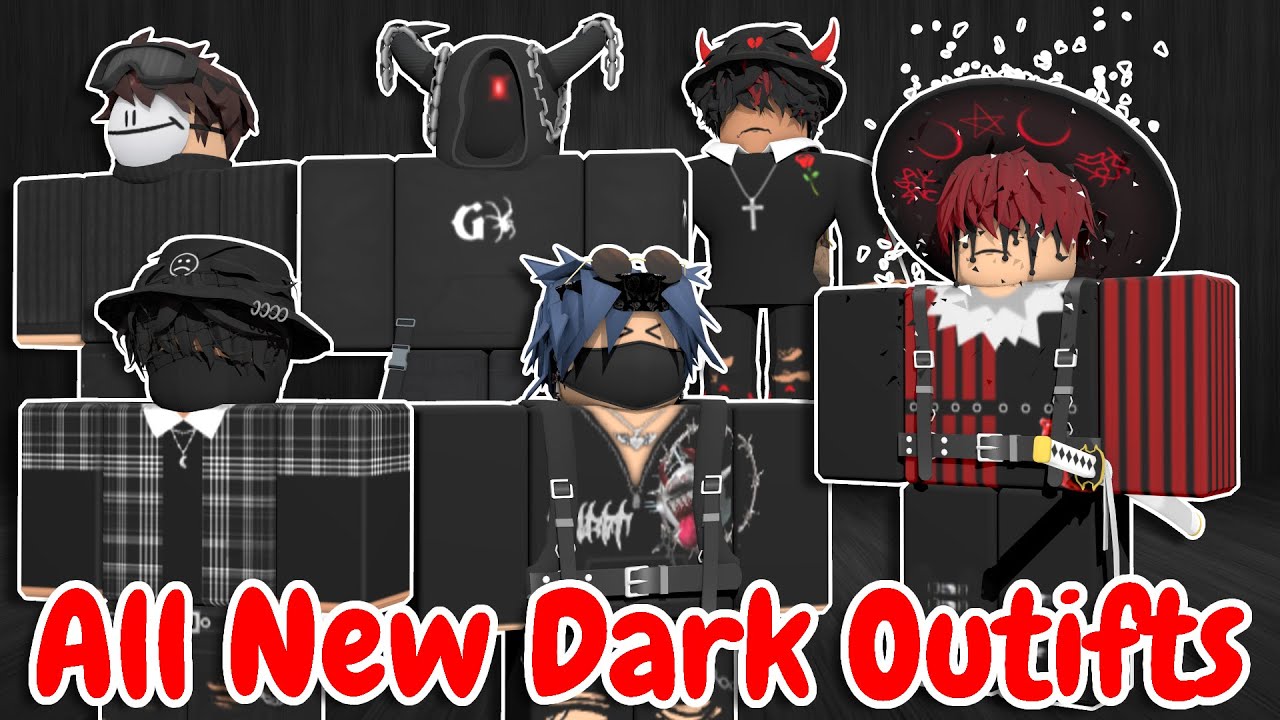 25 Dark Roblox Outfits!! 2022 [Ep.-2] 