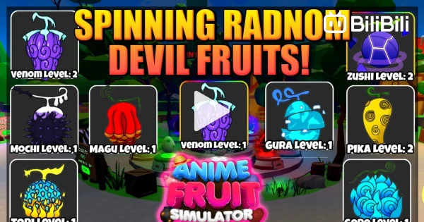 Venom Fruit Showcase In One Fruit Simulator 