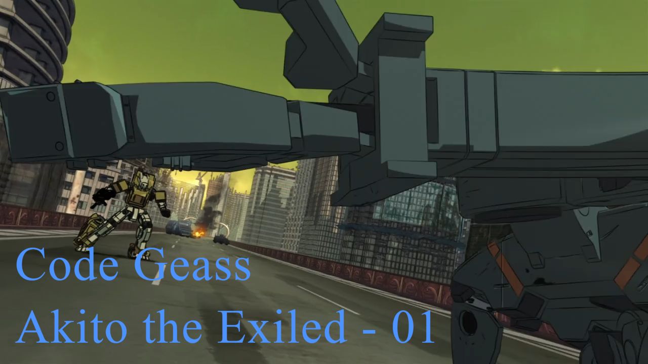 Fansub Review: [gg] Code Geass: Akito the Exiled (Episode 01) –