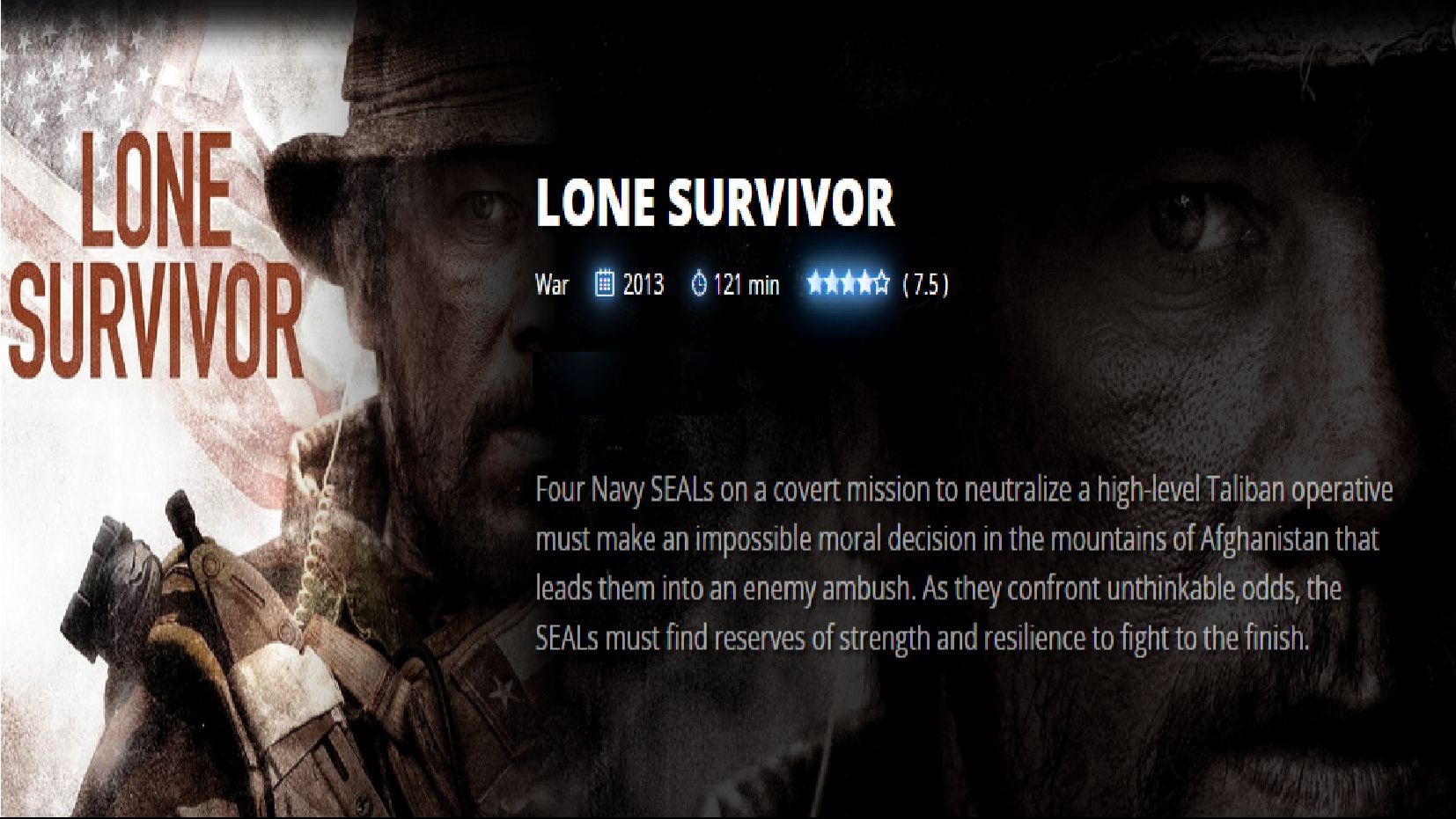 Stream Lone Survivor (2013) FuLLMovie Online ENG&ITA~SUB MP4/1080p