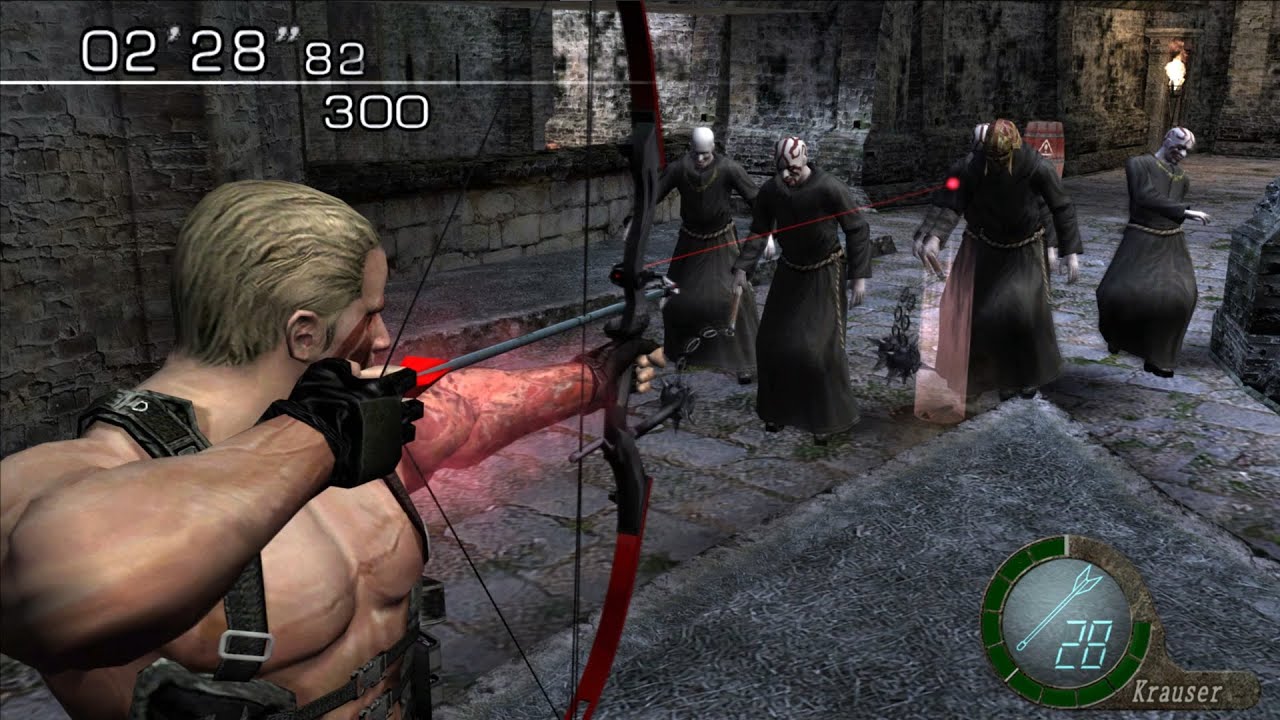 Resident Evil 4 Mercenaries: Krauser - Castle 5 Stars (Commentary) 