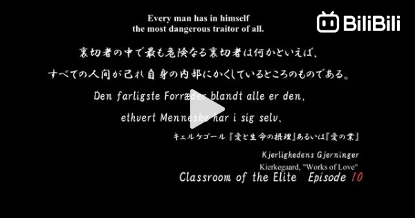 Classroom of the Elite – Episode 10