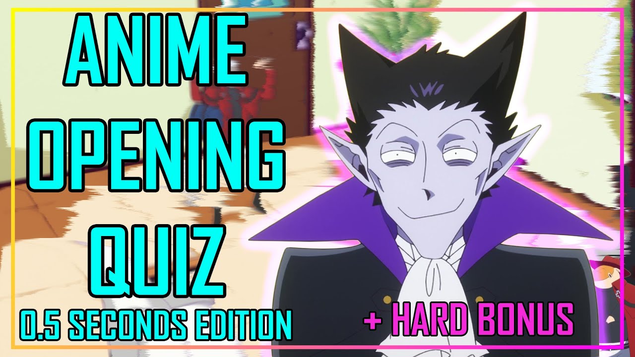 GUESS THE ANIME OPENING QUIZ - LYRICS EDITION - 40 SONGS + HARD BONUS -  BiliBili