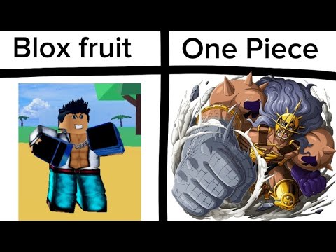 One Piece Characters in Blox Fruits