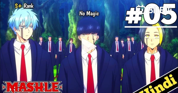 mashle magic and muscles episode 13 explained in hindi, 2023 new anime in  hindi