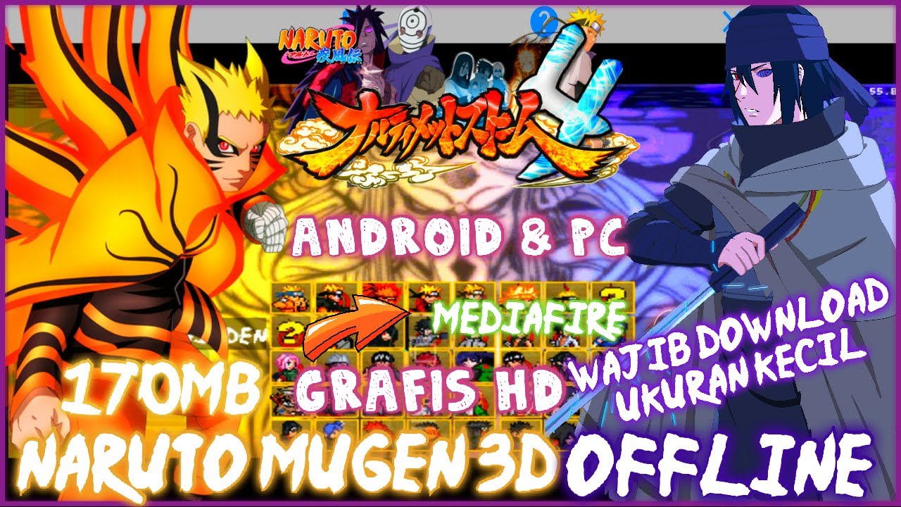 Naruto Mugen Apk Download For Android Lite Version With 38 Characters! -  BiliBili