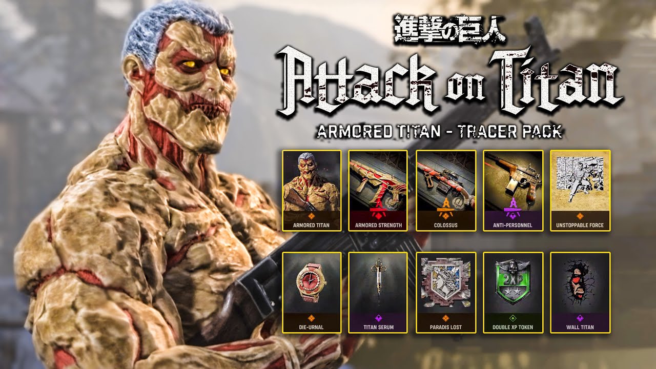 Attack on Titan Armored Titan Mastercraft Bundle Coming to Call of