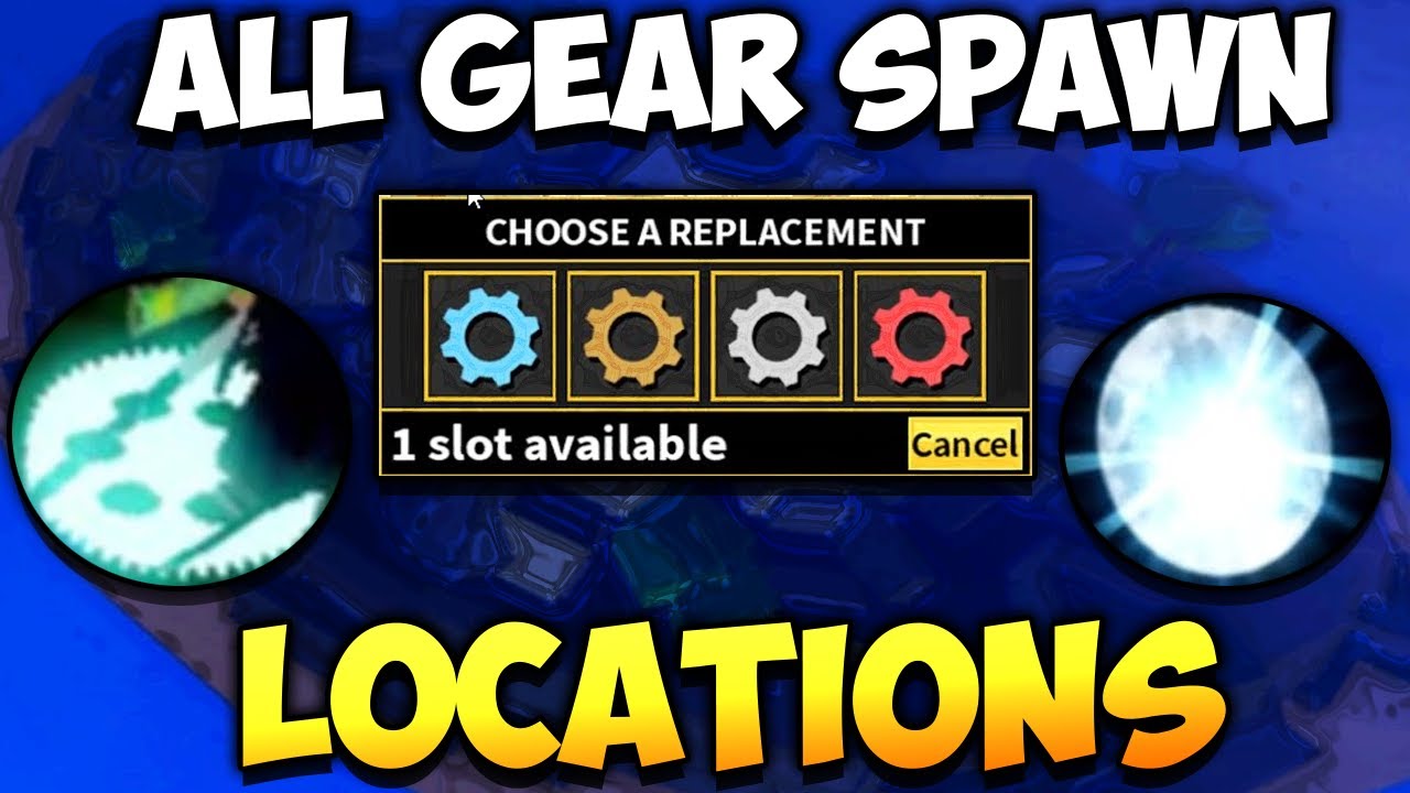 All Gear Spawning Locations, Race V4