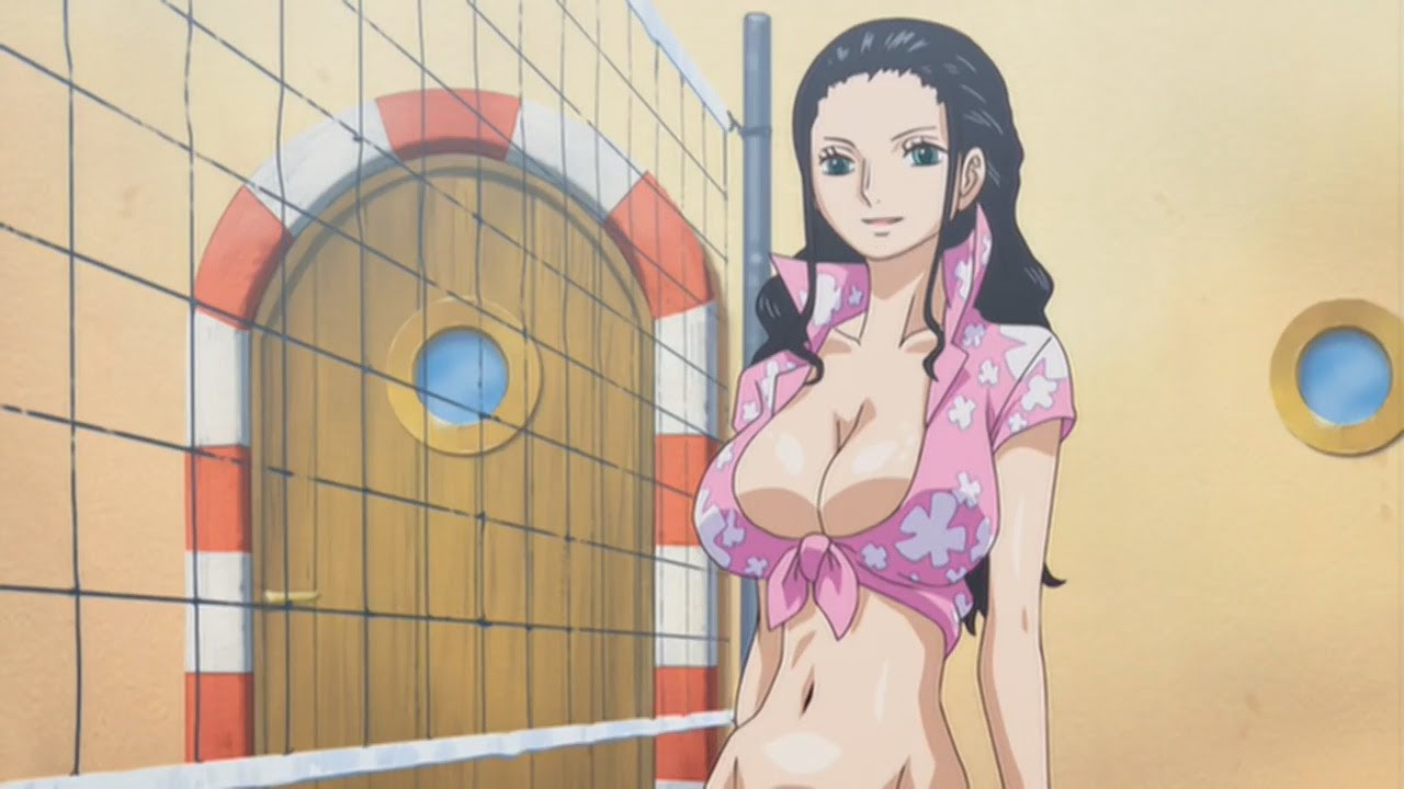 NAMI x ROBIN Volleyball Scene [One piece film Gold] 