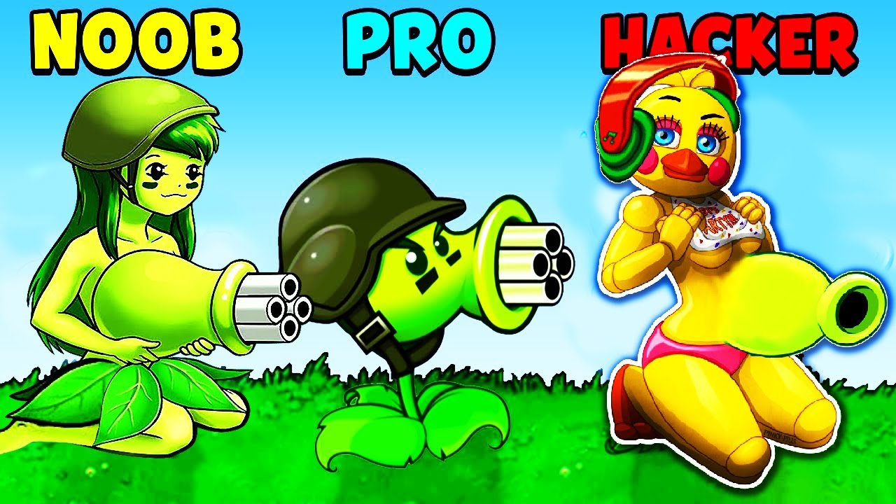 PVZ 2 New Evolution Plants In The Game Plants Vs Zombies 2 - NOOB - PRO -  HACKER 