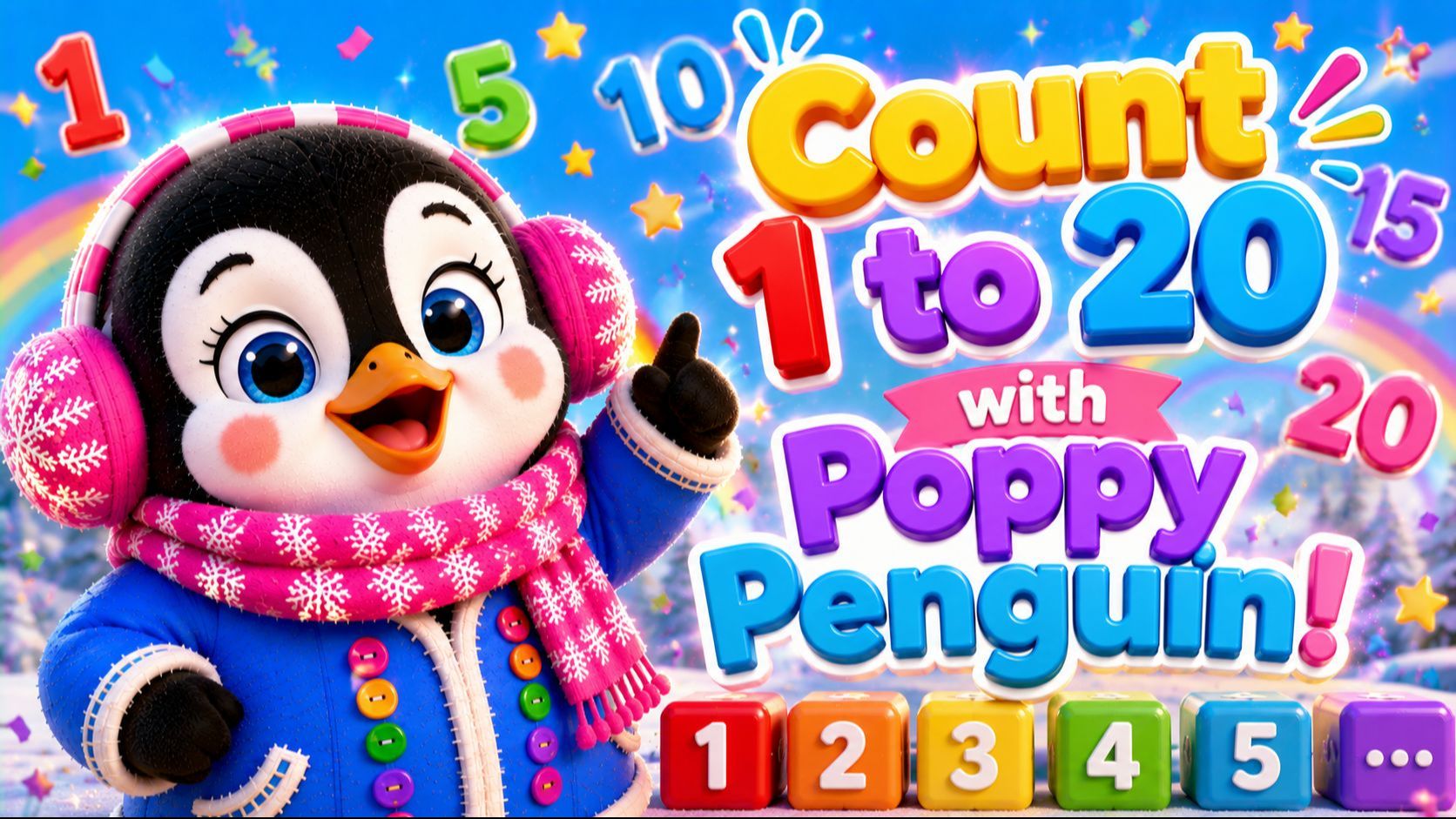 Count 1 to 20 with Poppy Penguin! | Counting Song for Kids | Learn ...