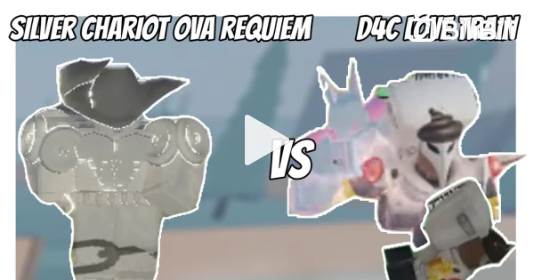 Using Silver Chariot Requiem In Different Roblox JoJo Games 