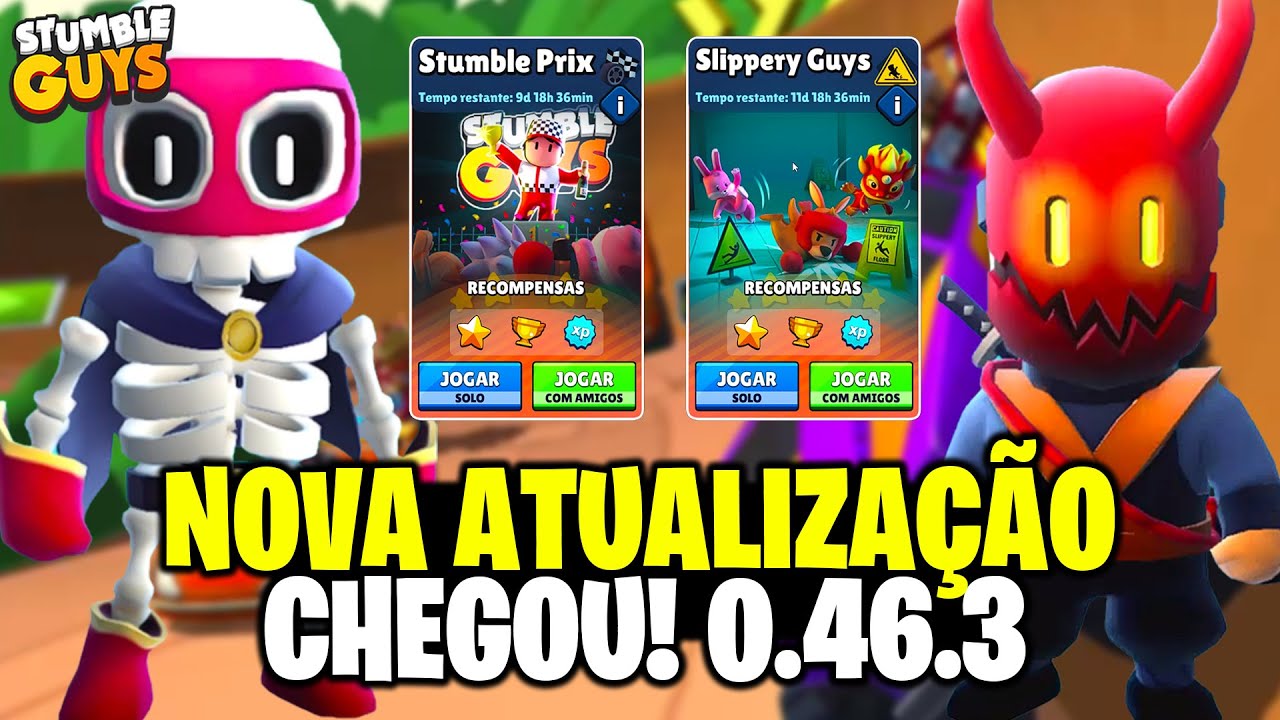 0.46 BETA! COMO ENTRAR na NOVA ATUALIZAÇÃO DO STUMBLE GUYS! 