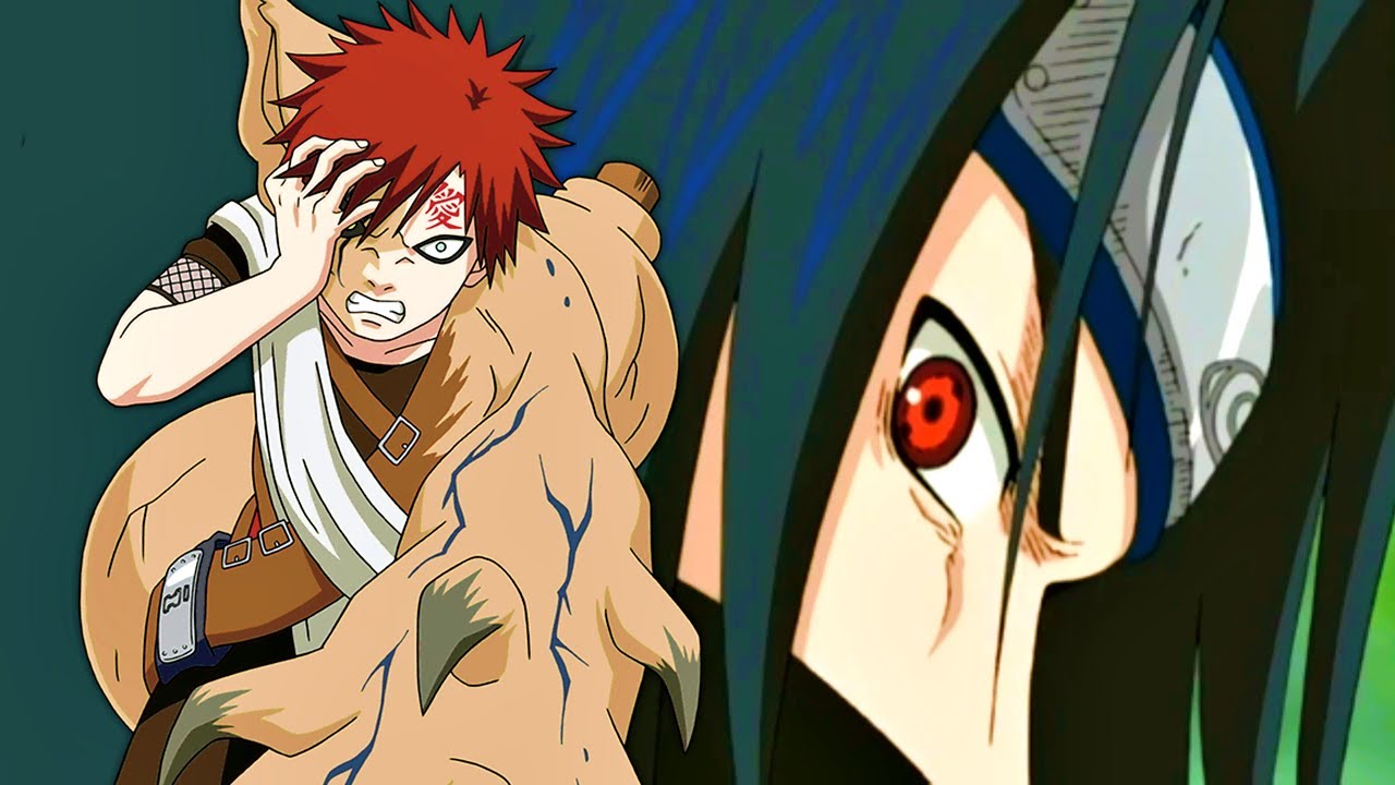 Naruto vs Gaara - Gaara se transforma em Shukaku (Dublado)