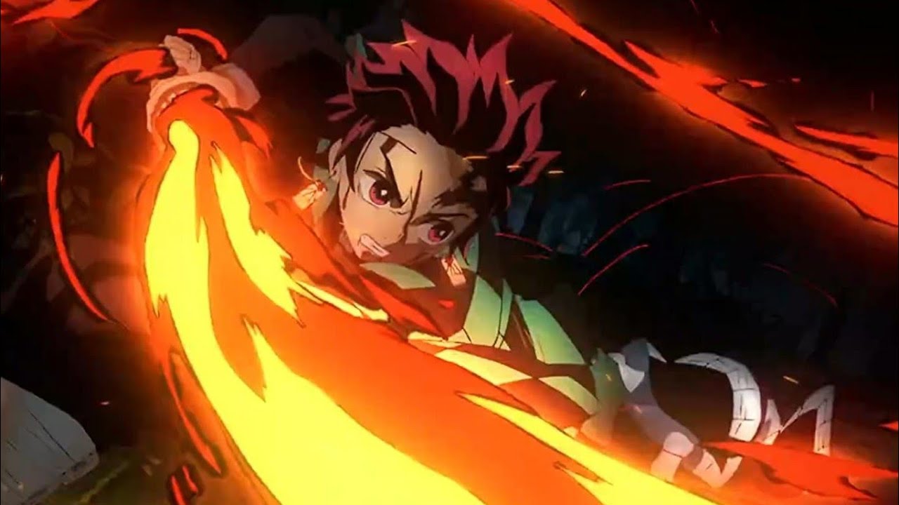 Demon Slayer Season 3 (Tanjiro uses thunder breathing ) - BiliBili