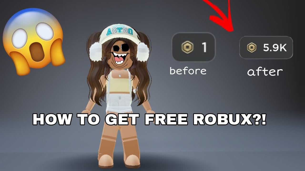 OMG GET THIS FREE ROBUX NOW! 😱😳 