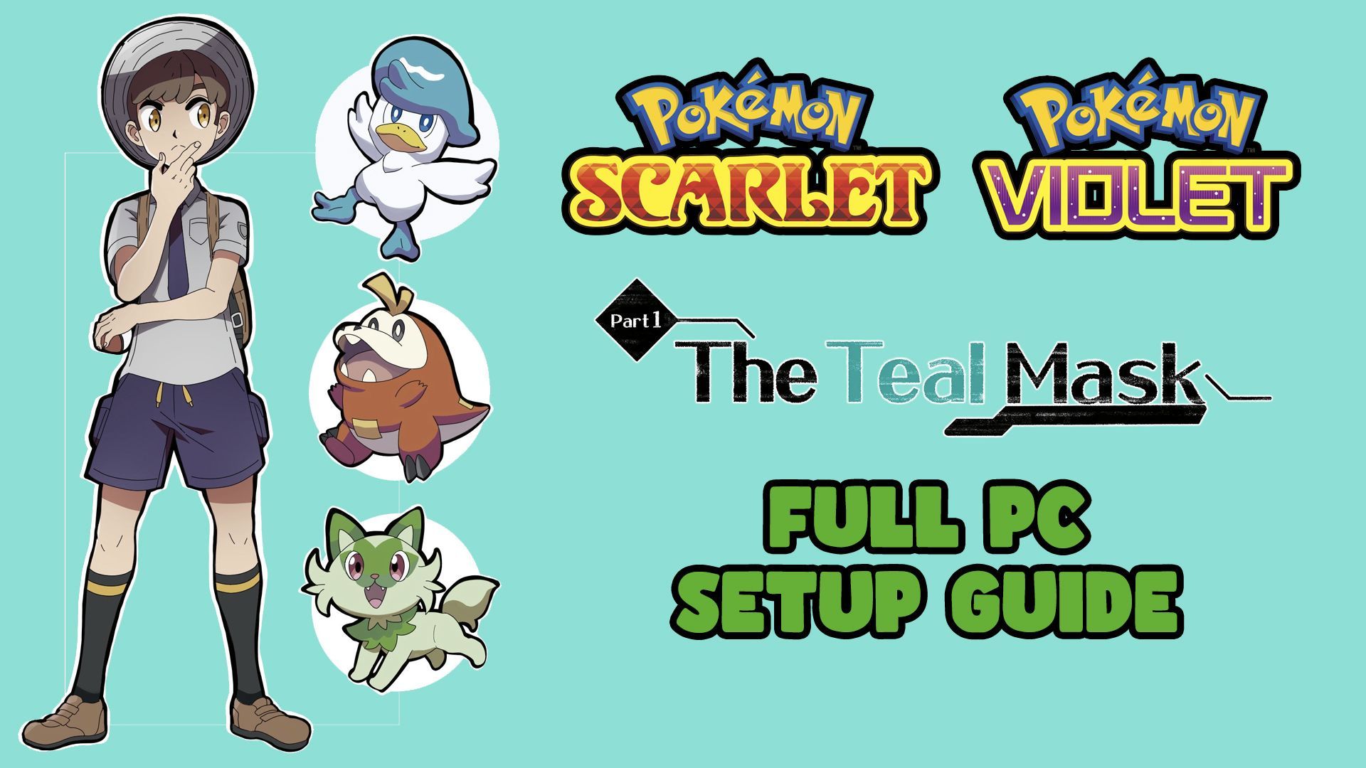 How to Download Yuzu Emulator for Pokémon Scarlet The Teal Mask DLC on PC  (XCI) - BiliBili