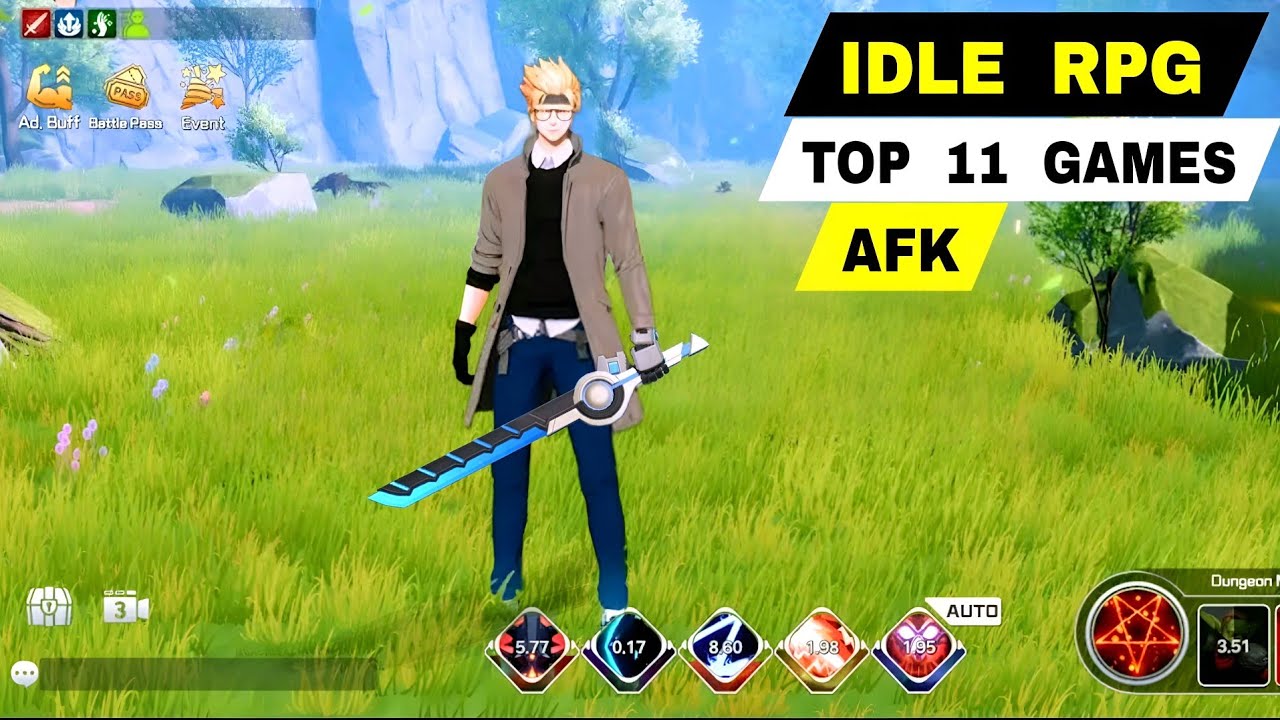 Top 12 Best RPG (IDLE Game) on Android iOS  Best Action IDLE game RPG on  Mobile 