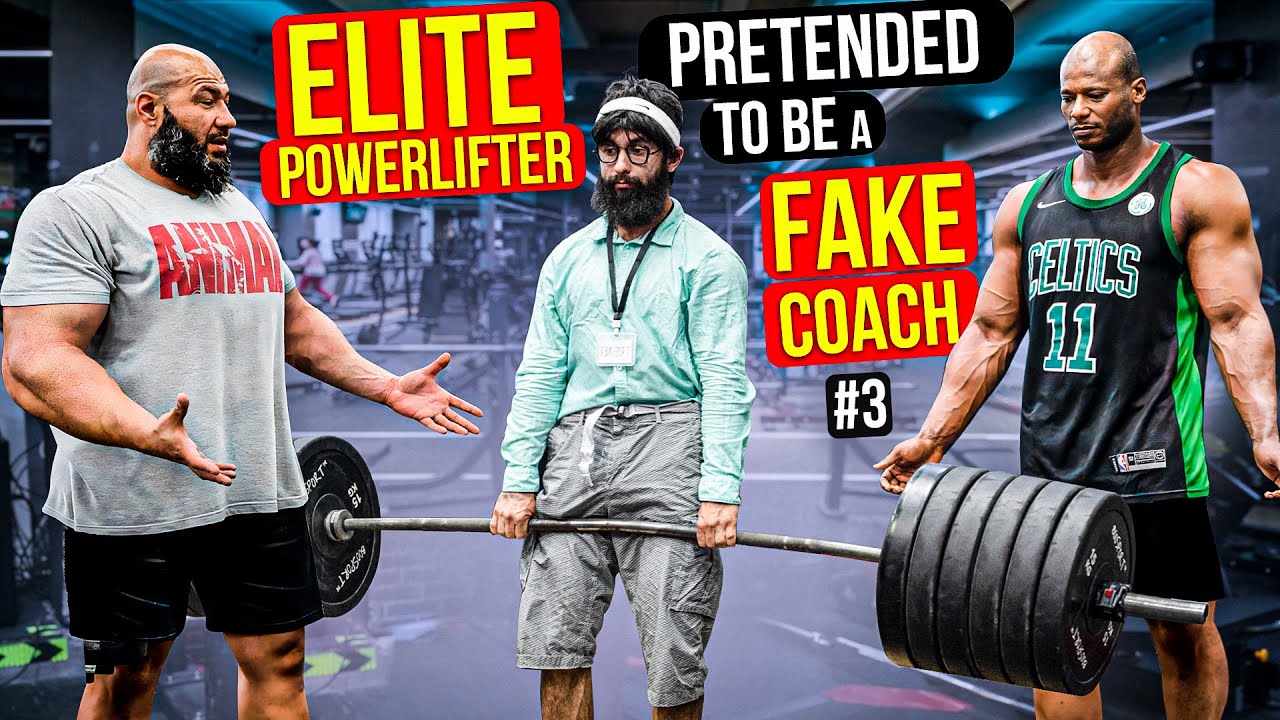 Elite Powerlifter Pretended to be an OLD MAN