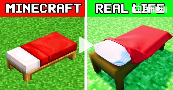 MINECRAFT ENDER PEARL IN REAL LIFE! Minecraft vs Real Life animation  CHALLENGE 