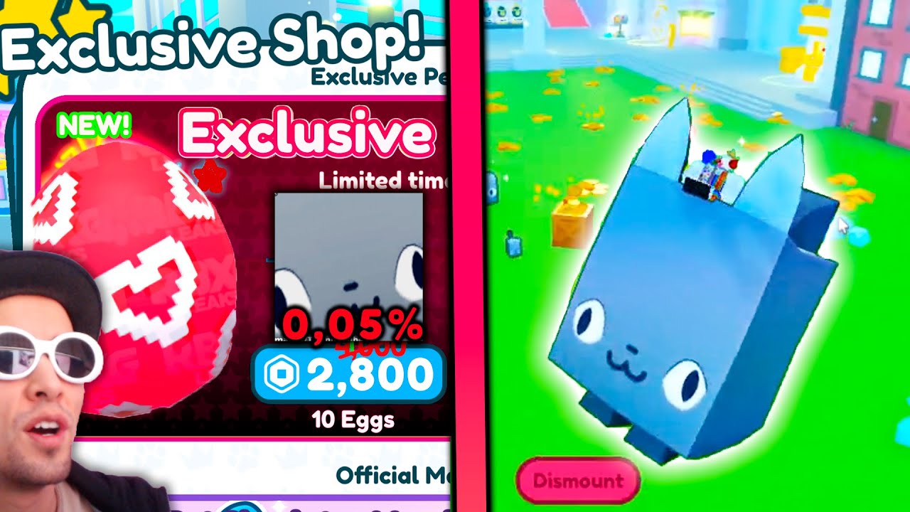 Pet Simulator X Exclusive Shop