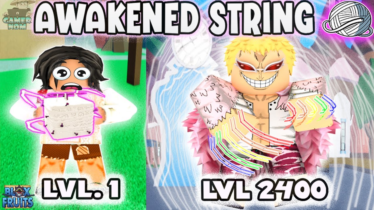 Race To Unlock AWAKENED STRING In Blox Fruits! 