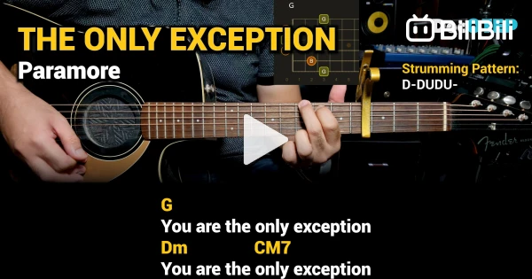 Paramore - ( The Only Exception chords )