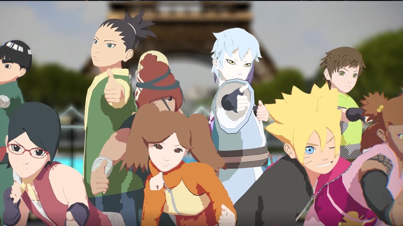 Boruto, Mitsuki, Inojin and Shikadai