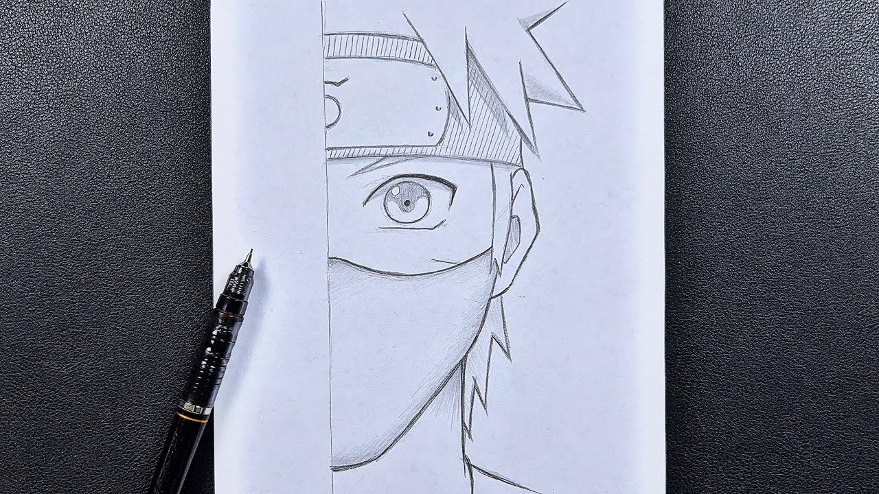 How to Draw NARUTO face I Easy 