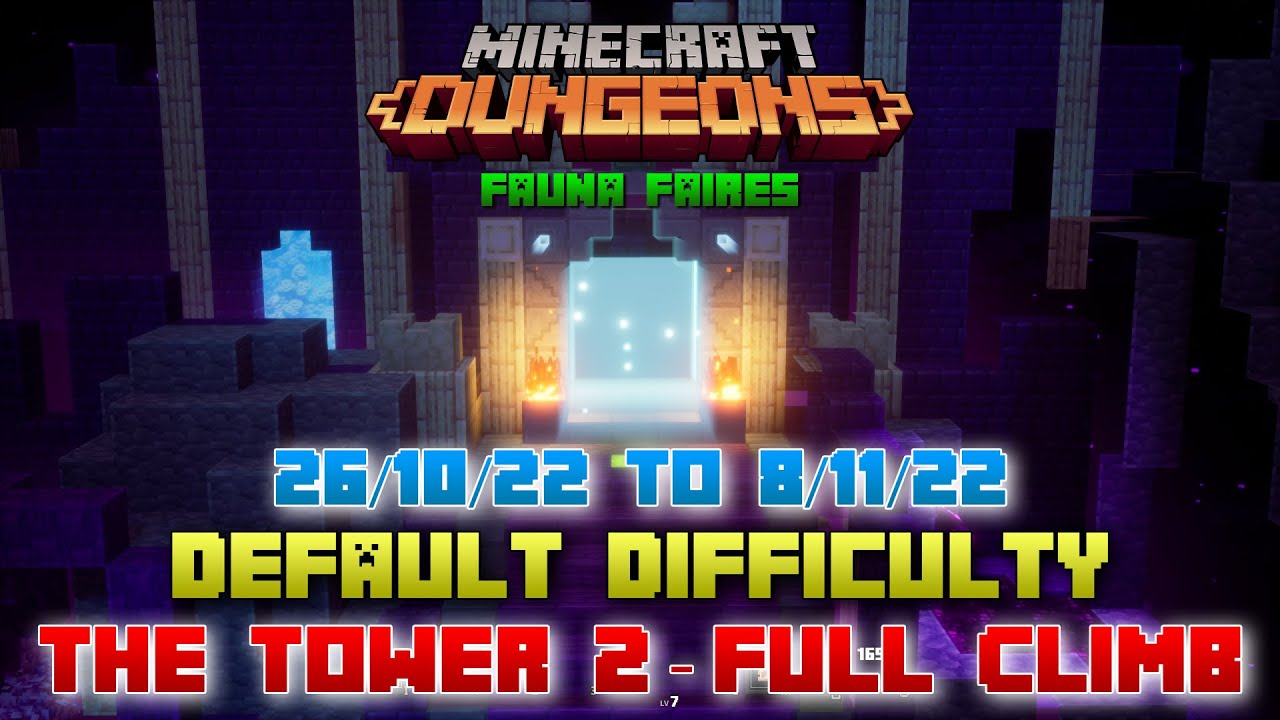 Guia Para Concluir a TORRE - Minecraft Dungeons Fauna Faire #2 