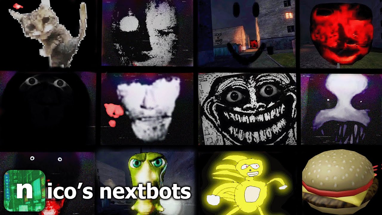 ALL 159 Roblox Nico's Nextbots  Name, Sound, Origin, Jumpscare