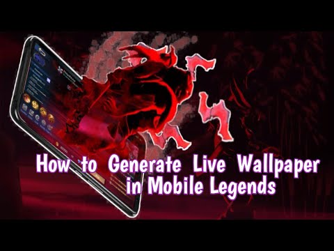 HOW TO SET LIVE WALLPAPER IN MOBILE LEGENDS