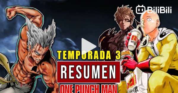 ⚡ One Punch Man TEMPORADA 3, RESUMEN