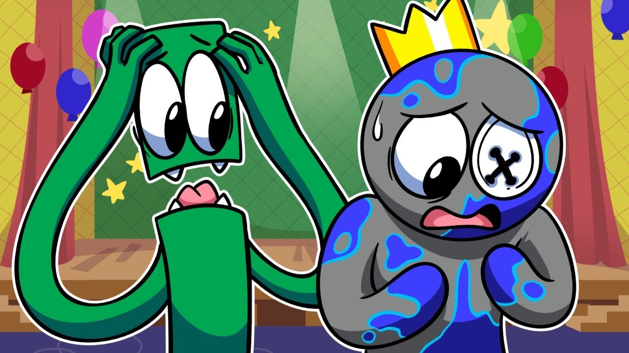 PLAYER REPAIRS GREEN! Rainbow Friends Animation 