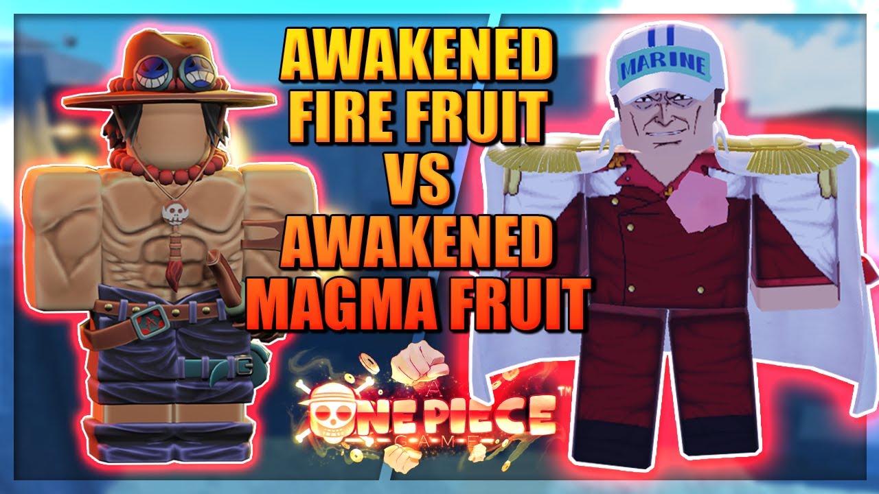 Blox Piece - Roblox - MAGMA FRUIT SHOWCASE ! 