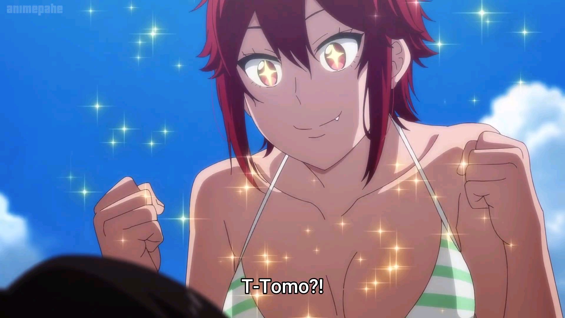 NA PRAIA? 😰 Tomo-chan is a girl: Episódio 7 #tomochan #Anime