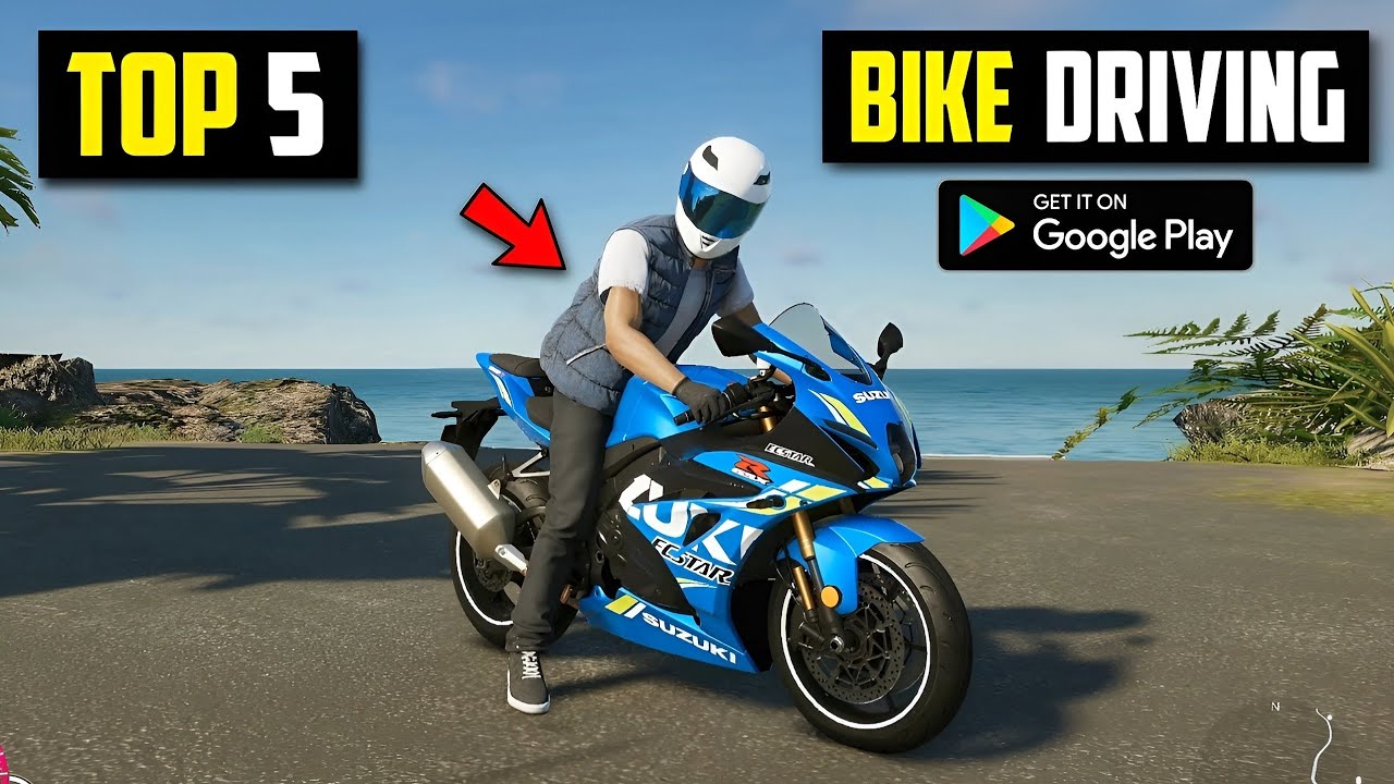 Top 5 Bike Games For Android  High Graphics (Offline/Online