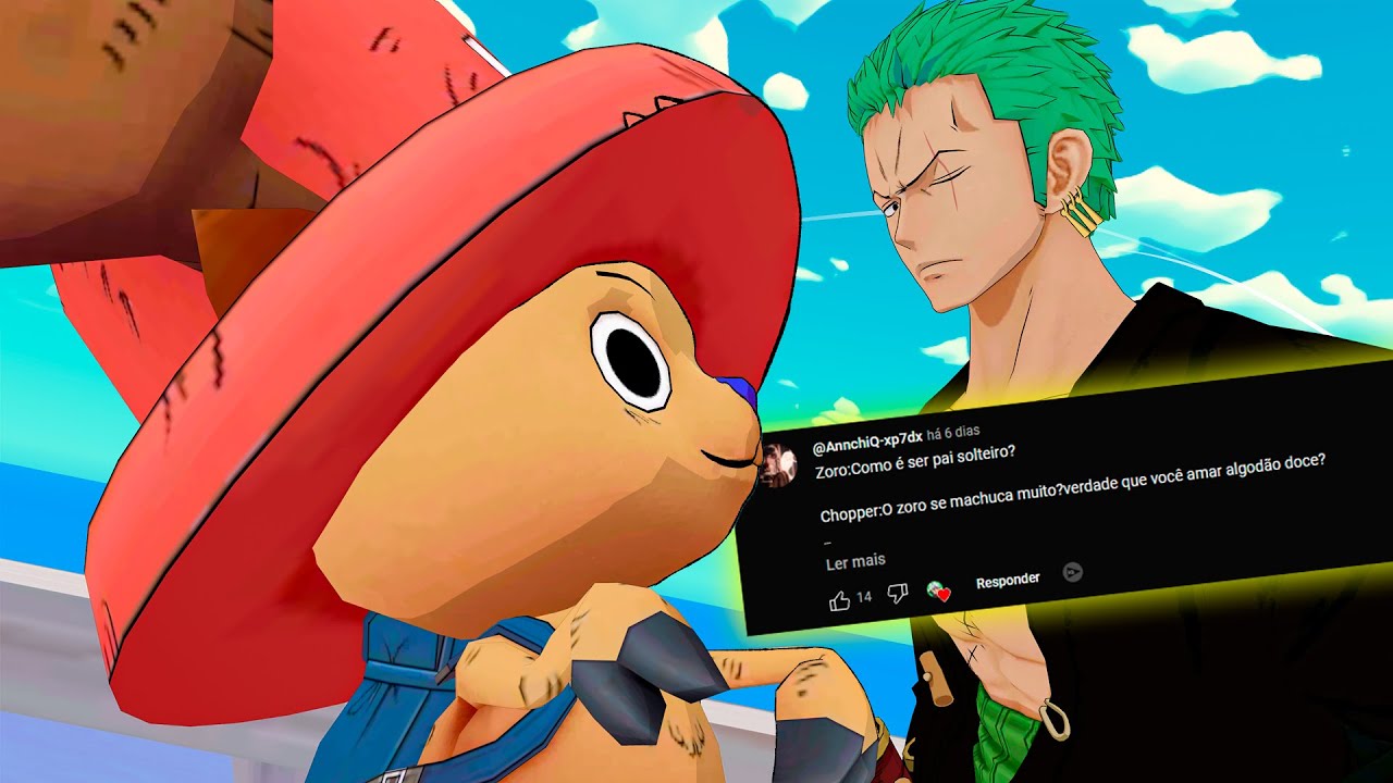 O Zoro é Pai Solteiro?? Zoro e Chopper PERGUNTAS e RESPOSTAS no One Piece  Vr!! - BiliBili