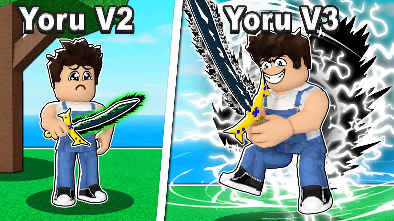 LEVEL 1 NOOB WITH YORU V2! *Strongest Sword* Roblox Blox Fruits 