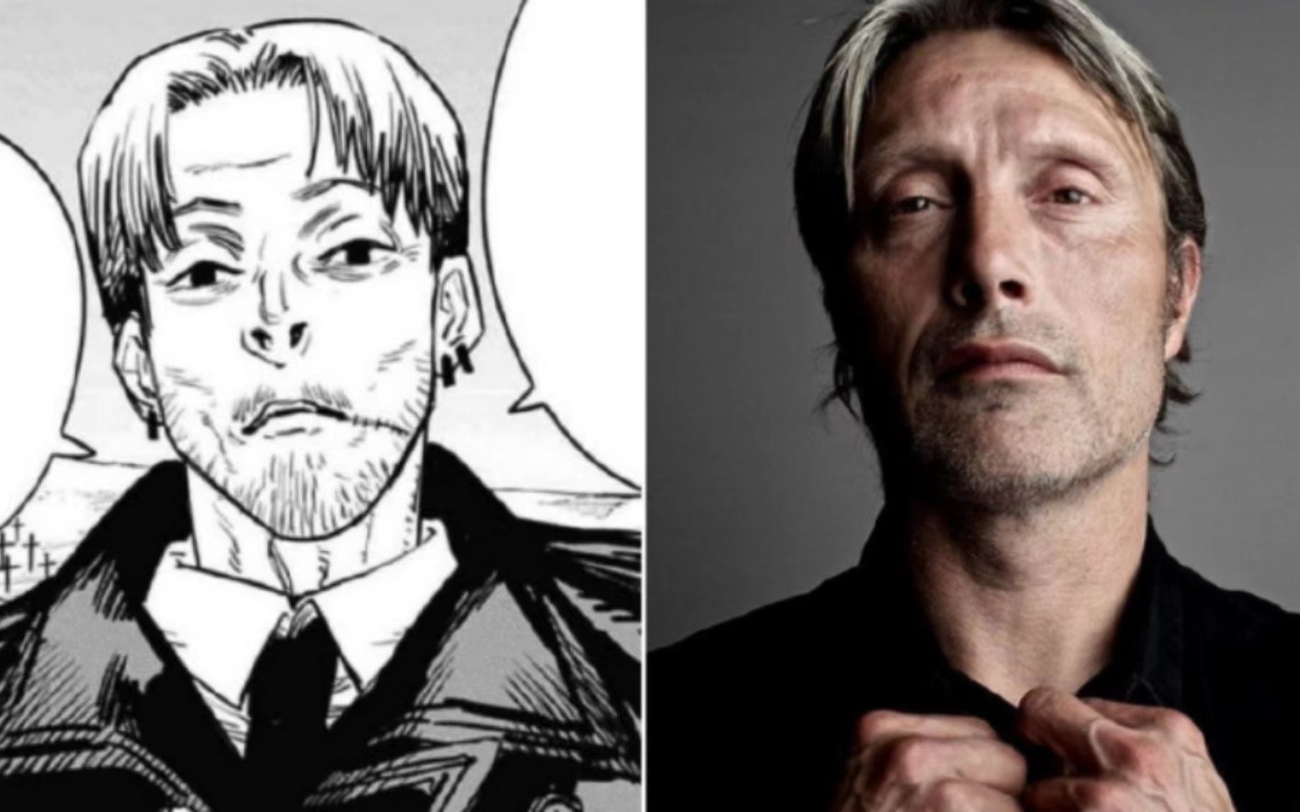 Chainsaw Man: Chainsaw Man: Is Kishibe inspired by Mads Mikkelsen?