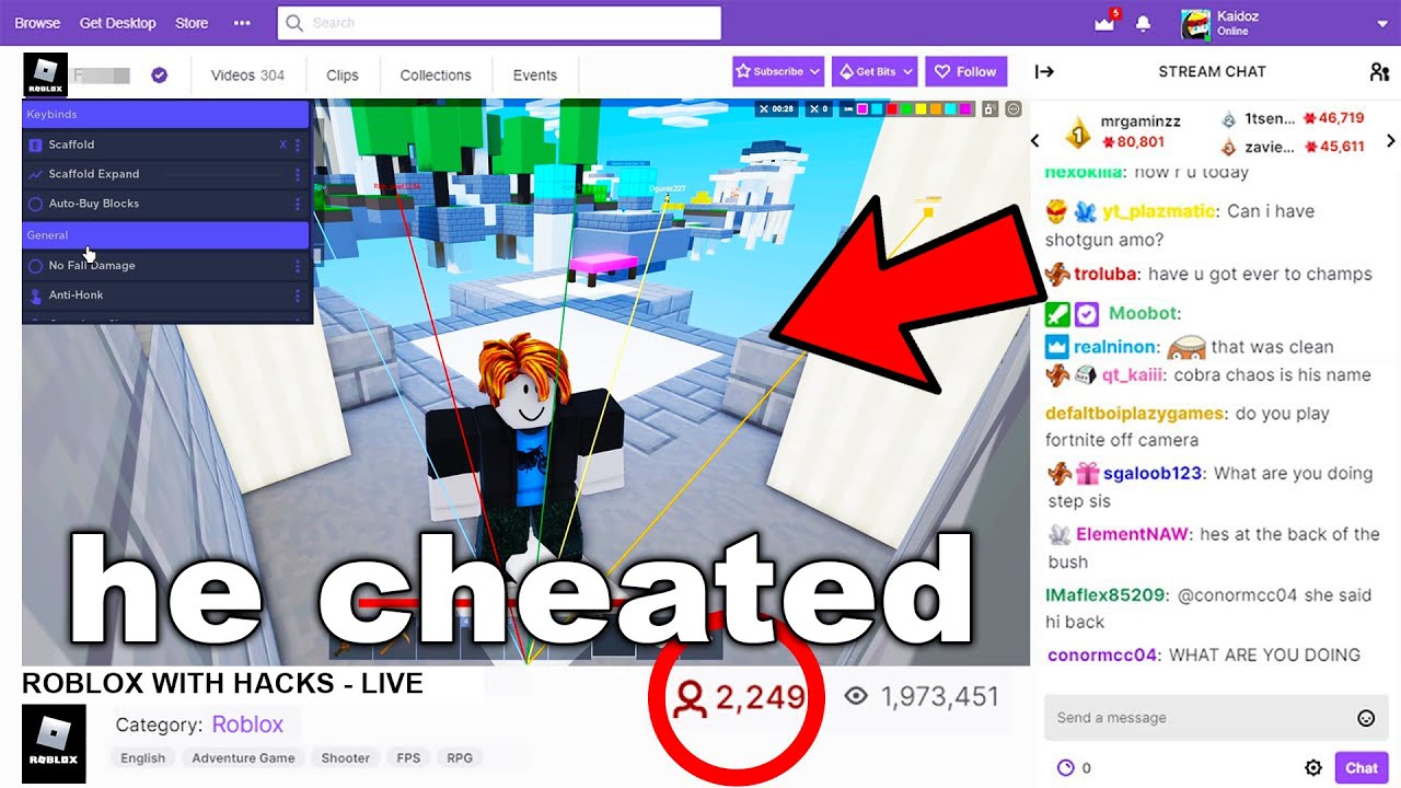 I used BANNED Items to CHEAT in Roblox Bedwars! - BiliBili