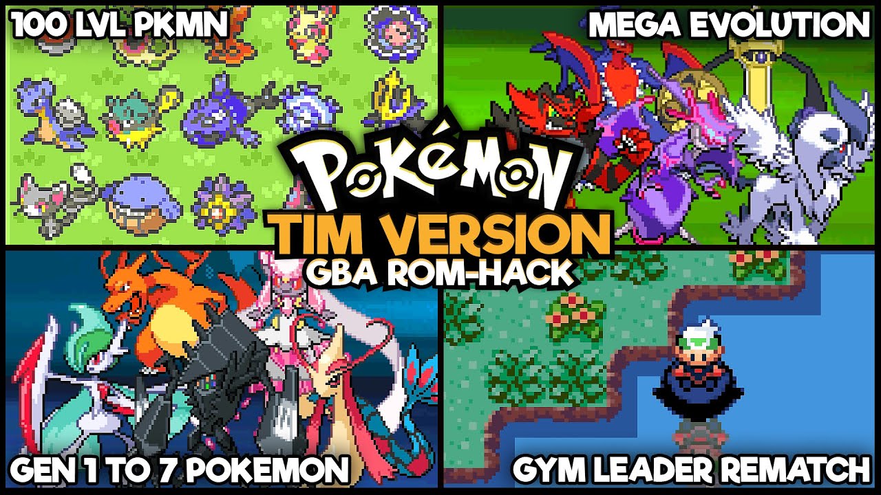 Completed New Pokemon GBA ROM HACK With Mega Evolution, Gen 8