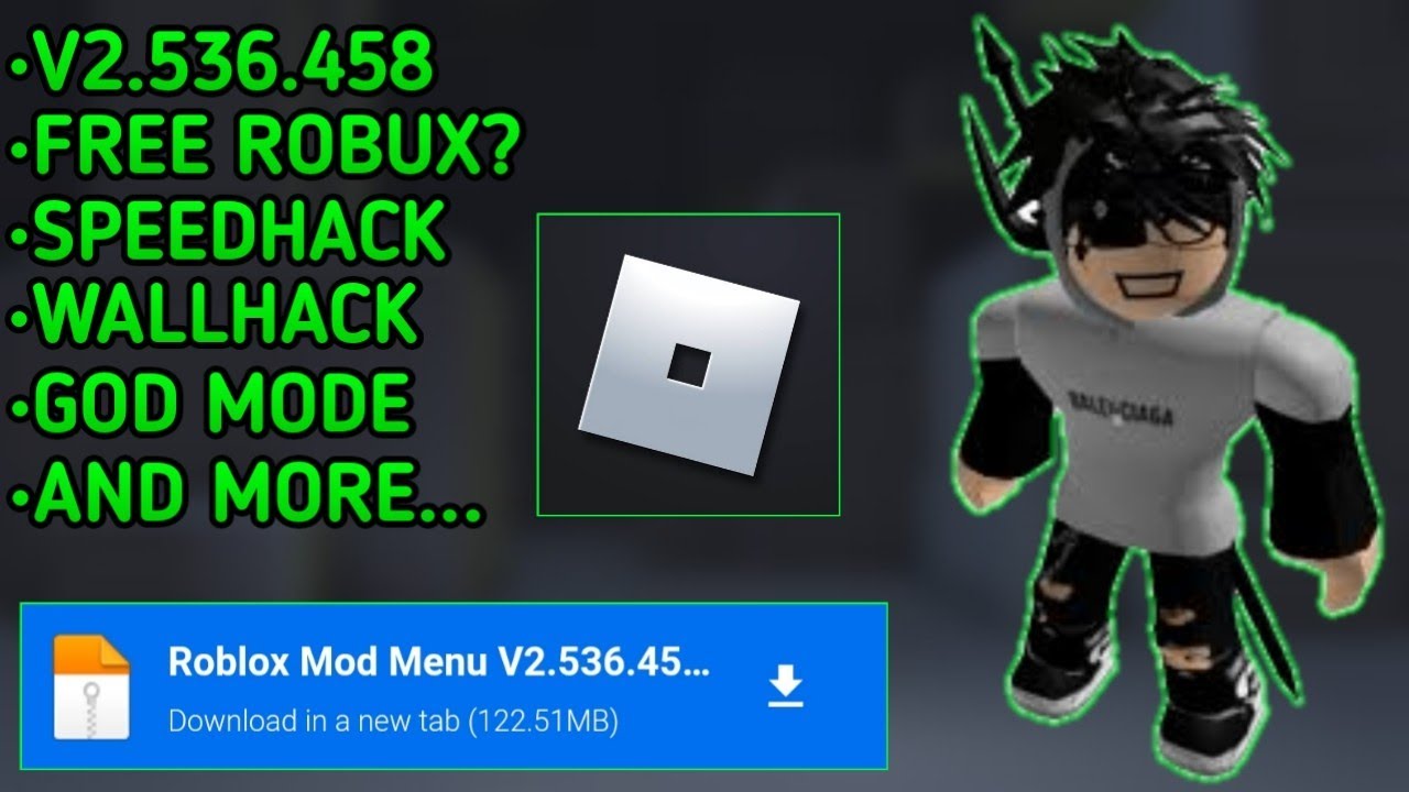 NEW!, 😈 ROBLOX 😈, MOD MENU!, V6, God Mode, Speed Mod + MORE!